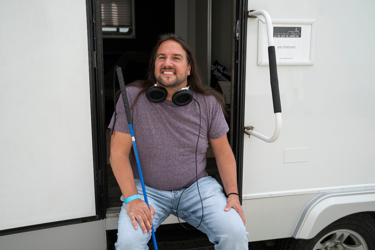 Associate Producer, Blindness and Accessibility Consultant Joe Strechay.