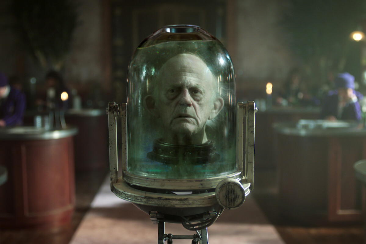 Christopher Lloyd as Professor Orloff in ‘Wednesday’ Season 2.
