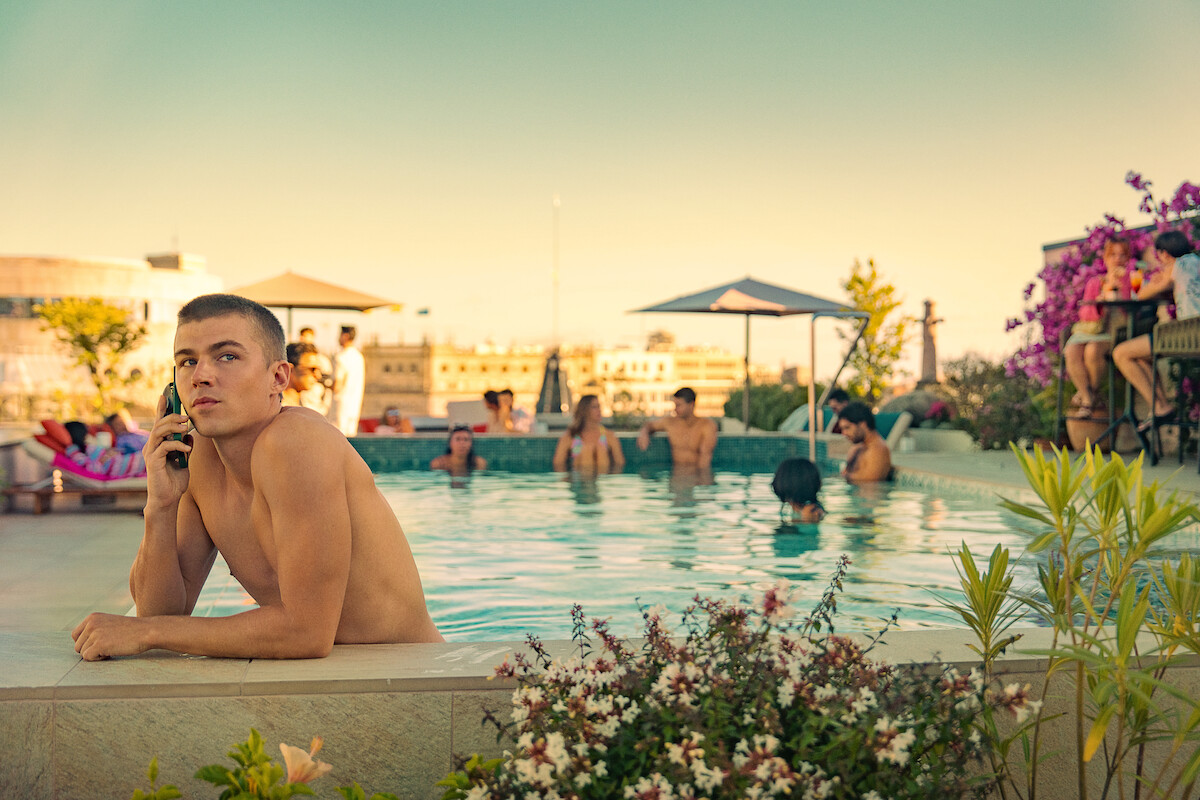 Miles Heizer as David in ‘People We Meet on Vacation’