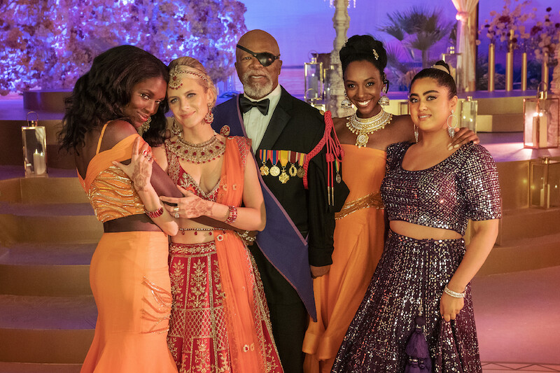 Jodie Turner-Smith as Countess, Melanie Laurent as Claudette Joubert, John Kani as Colonel Ulenga, Zurin Villanueva as Imani and Kuhoo Verma as Sairaon.