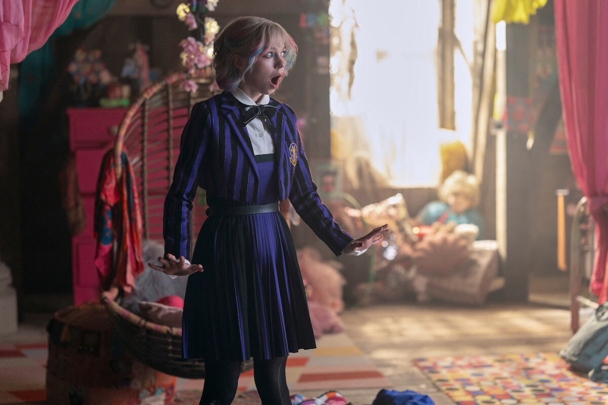 Emma Myers as Enid Sinclair in ‘Wednesday’ Season 2.