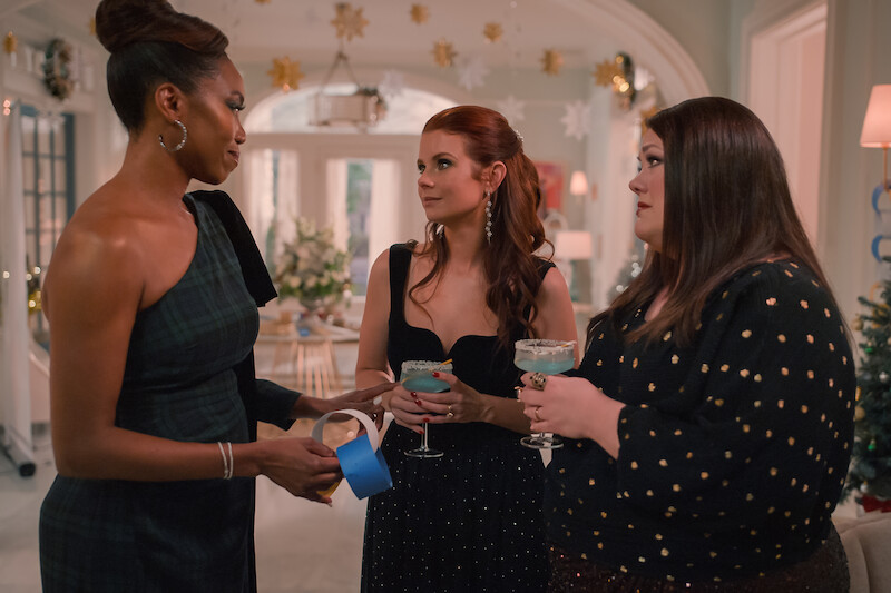 Heather Headley as Helen Decatur, JoAnna Garcia Swisher as Maddie Townsend and Brooke Elliott as Dana Sue Sullivan in Sweet Magnolias.