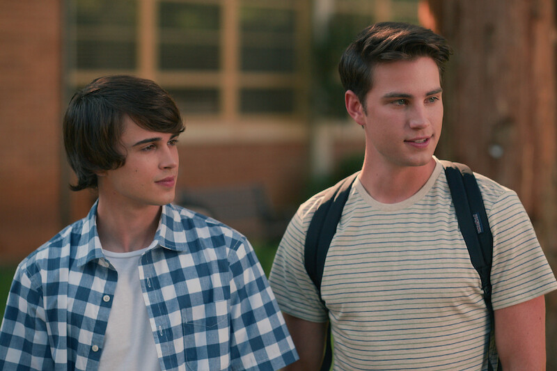 Logan Allen as Kyle, Carson Rowland as Ty in episode 308 of Sweet Magnolias.