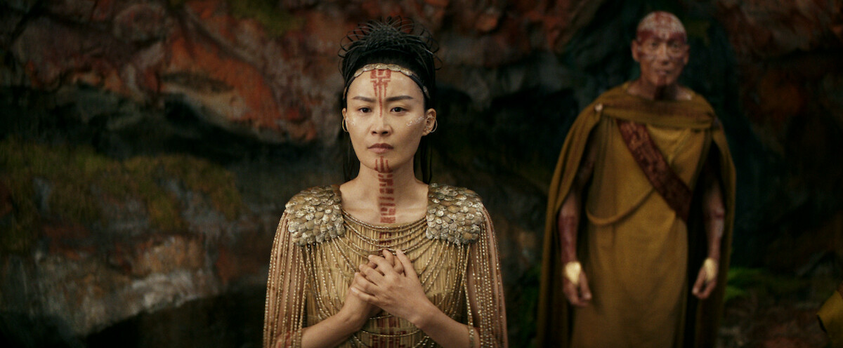 Fala Chen as the Iwi Queen in ‘Godzilla x Kong: The New Empire’