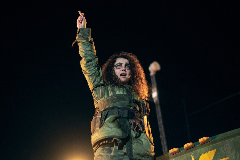 Stefania LaVie Owen as Becky in Sweet Tooth Season 2.