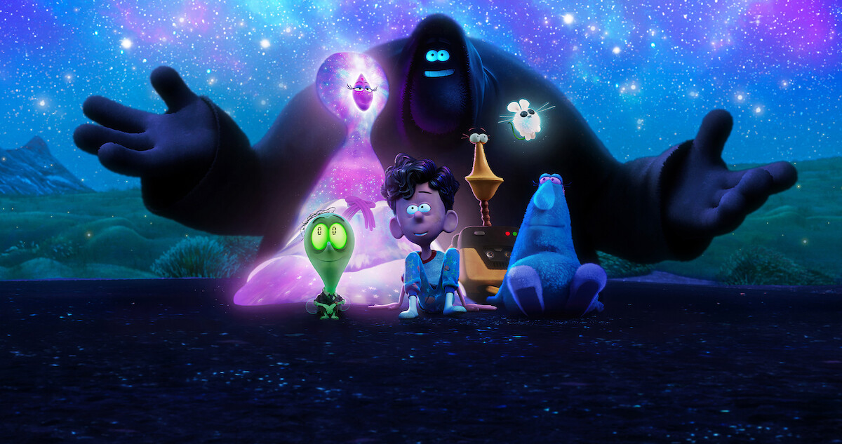 The animated characters of 'Orion and the Dark'.