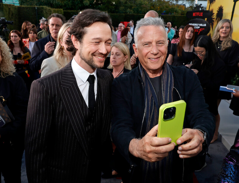 Joseph Gordon-Levitt and Paul Reiser attend the 'Beverly Hills Cop: Axel F.'
