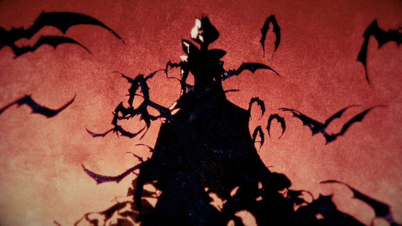 Franka Potente as Erzsebet Bathory in Castlevania: Nocturne S1. 