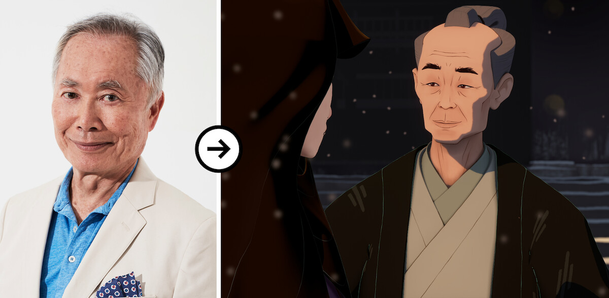 George Takai left and Seki right in ‘Blue Eye Samurai.’