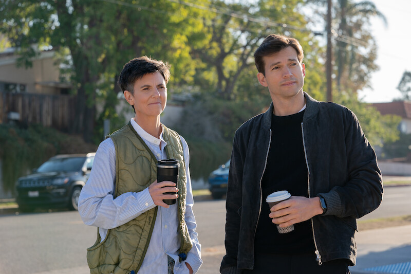 Tig Notaro and Ashton Kutcher in Your Place or Mine.