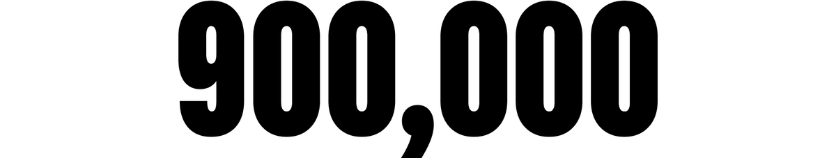 900,000