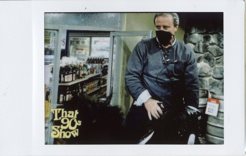 On the set of That ’90s Show.