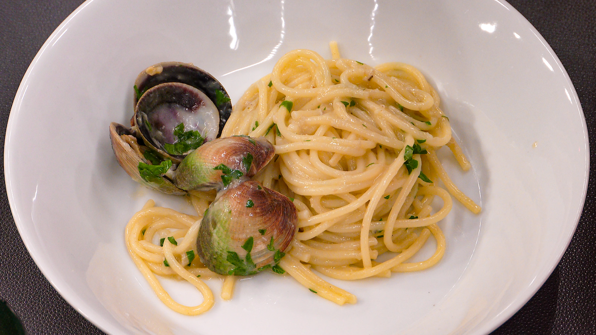 David Chang’s Spaghetti and Clams.