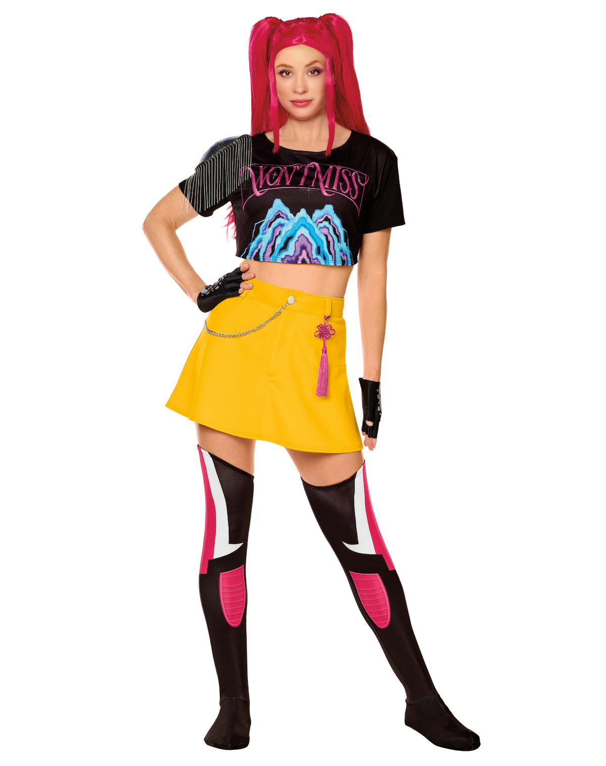 Halloween costume for Mira from ‘KPop Demon Hunters.’