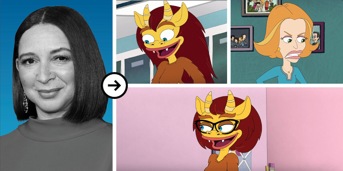 Maya Rudolph and her Big Mouth characters