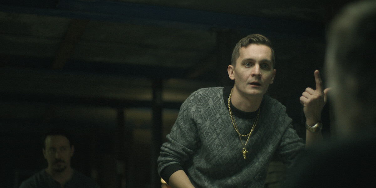 Chris Coy as Babbit and Forrest Weber as Junior in ‘Black Rabit.’