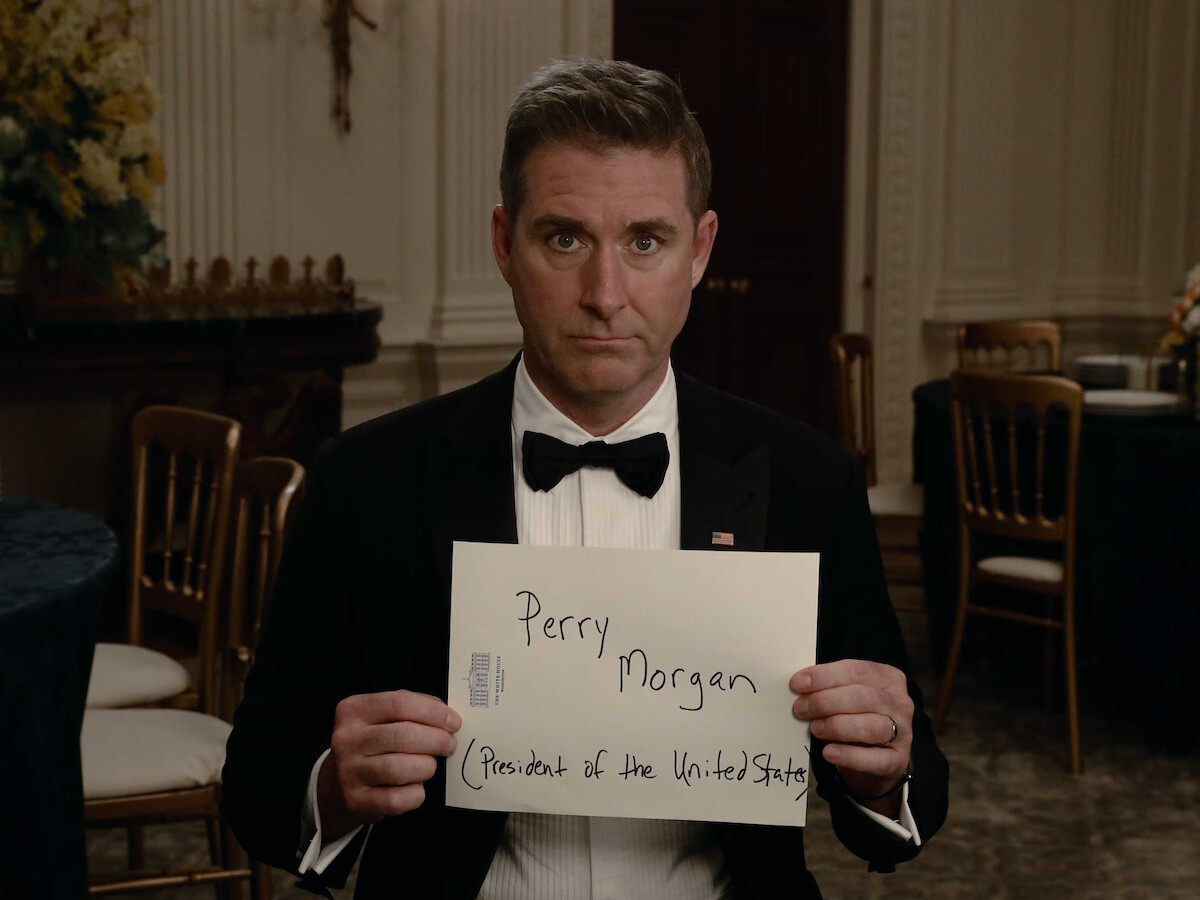 Paul Fitzgerald as President Perry Morgan in ‘The Residence.’