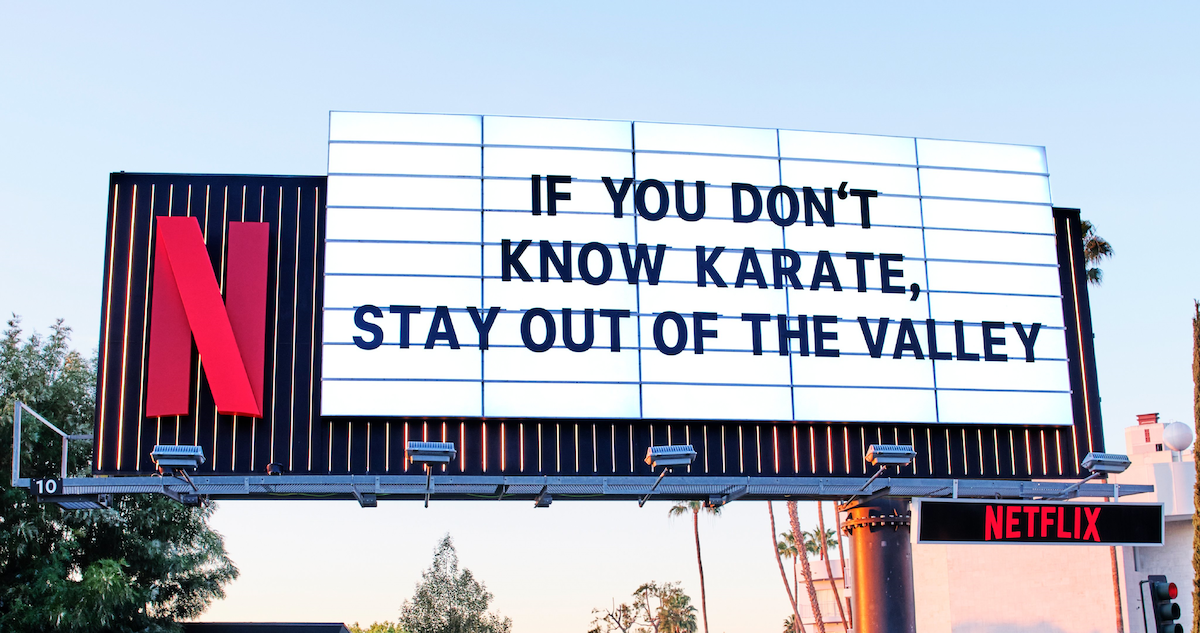 ‘Cobra Kai’ Sunset marquee