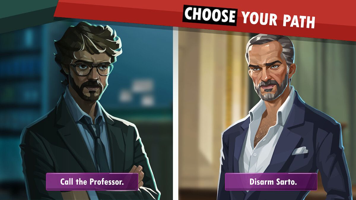 Gameplay from ‘Money Heist: Ultimate Choice’