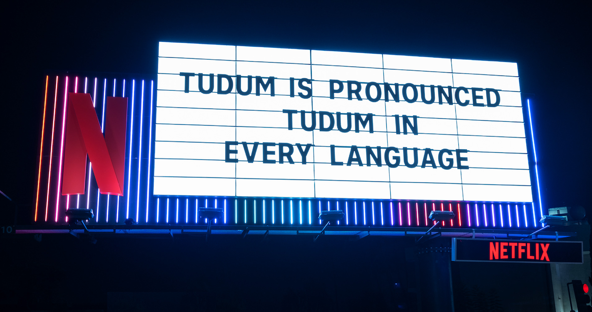 Tudum Sunset marquee