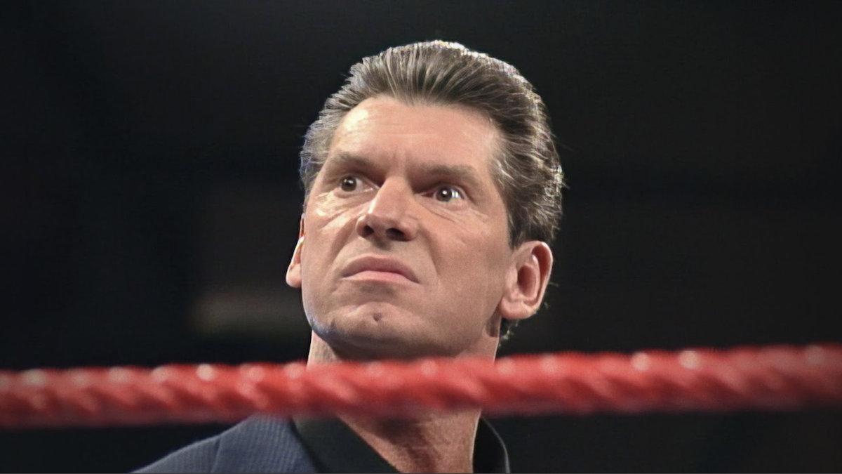 Vince McMahon in the ring.