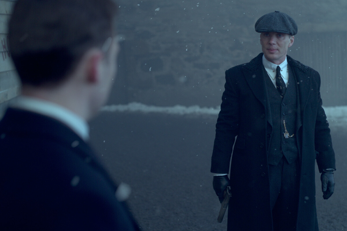Cillian Murphy as Tommy Shelby in 'Peaky Blinders'.
