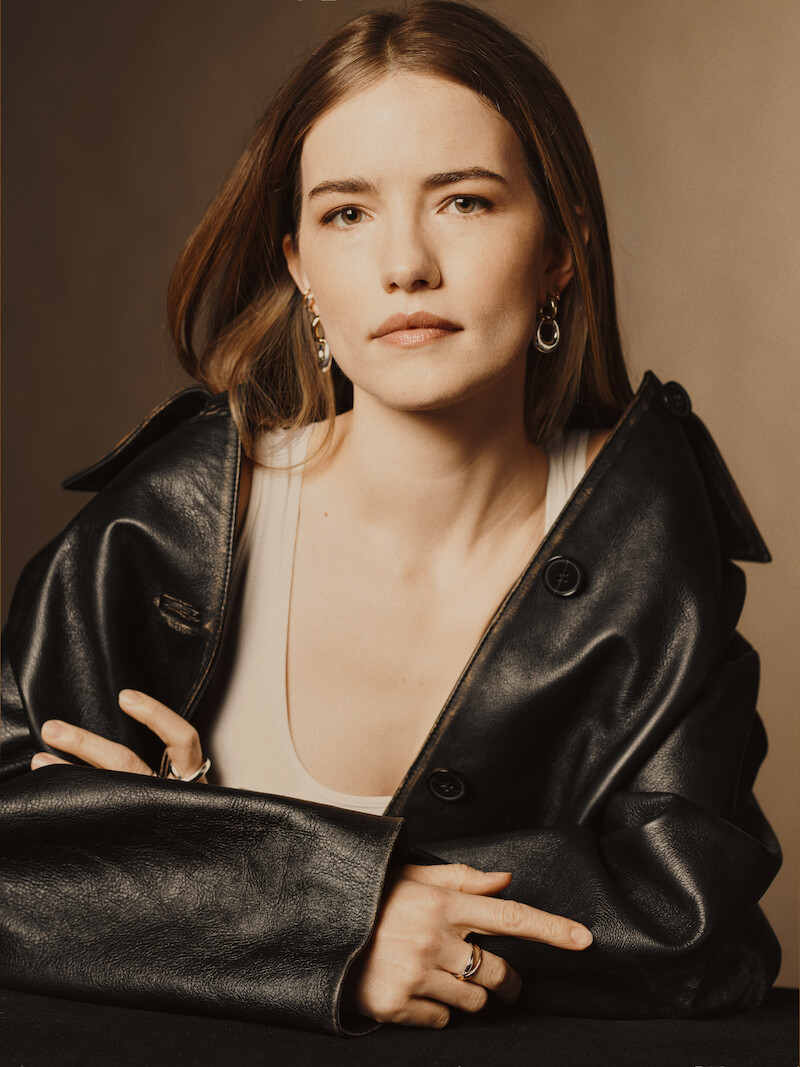 Willa Fitzgerald poses in a glam shoot.