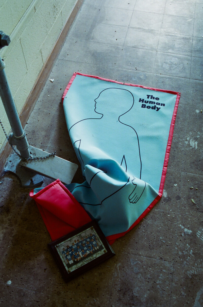 A wall hanging found on the ground at The Academy at Ivy Ridge.
