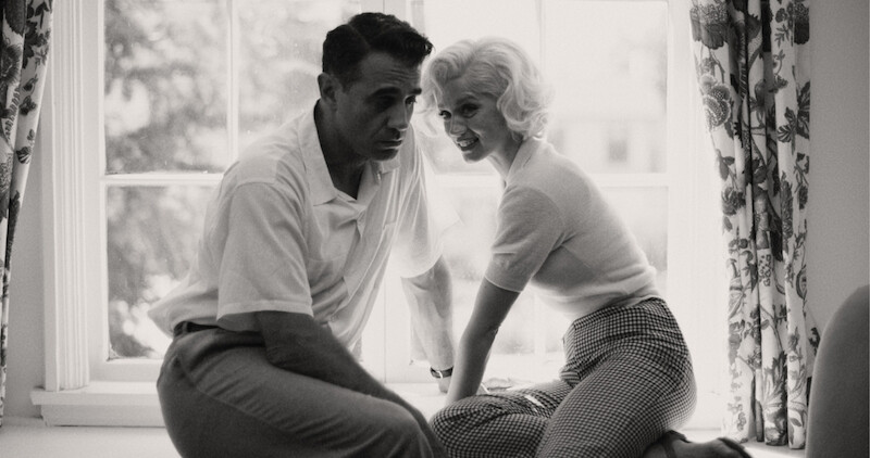 Bobby Cannavale as The Ex-Athlete & Ana de Armas as Marilyn Monroe - ‘Blonde’ Gallery: Ana de Armas Dazzles as Marilyn Monroe