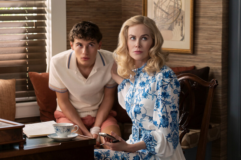Sam Nivola as Will Winbury and Nicole Kidman as Greer Winbury.
