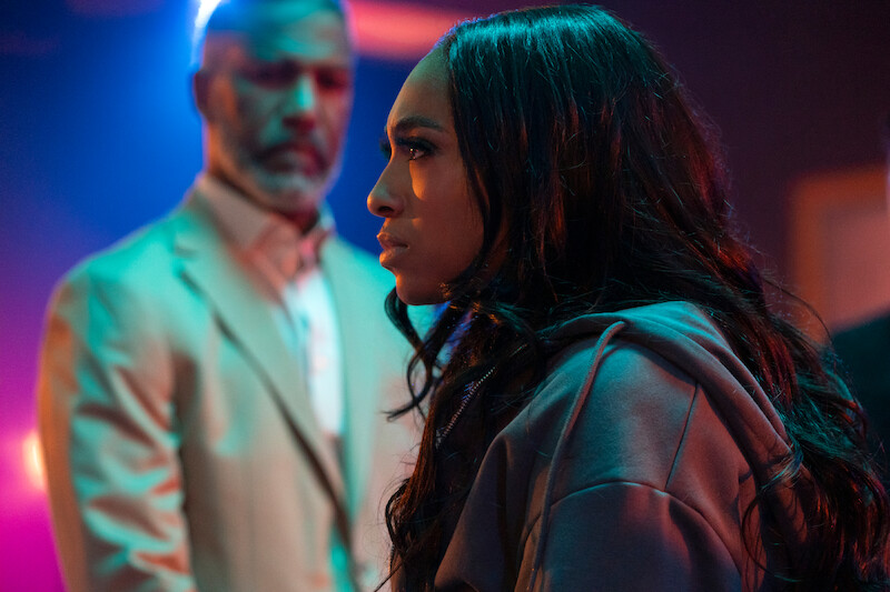 Ricco Ross as Horace, Taylor Polidore Williams as Kimmie in 'Beauty in Black'