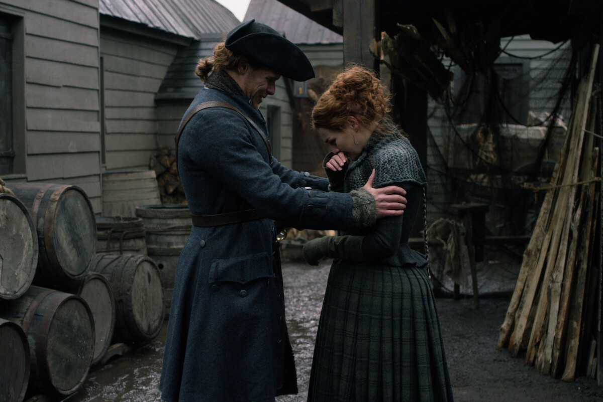 Jamie and Brianna in Outlander Season 4
