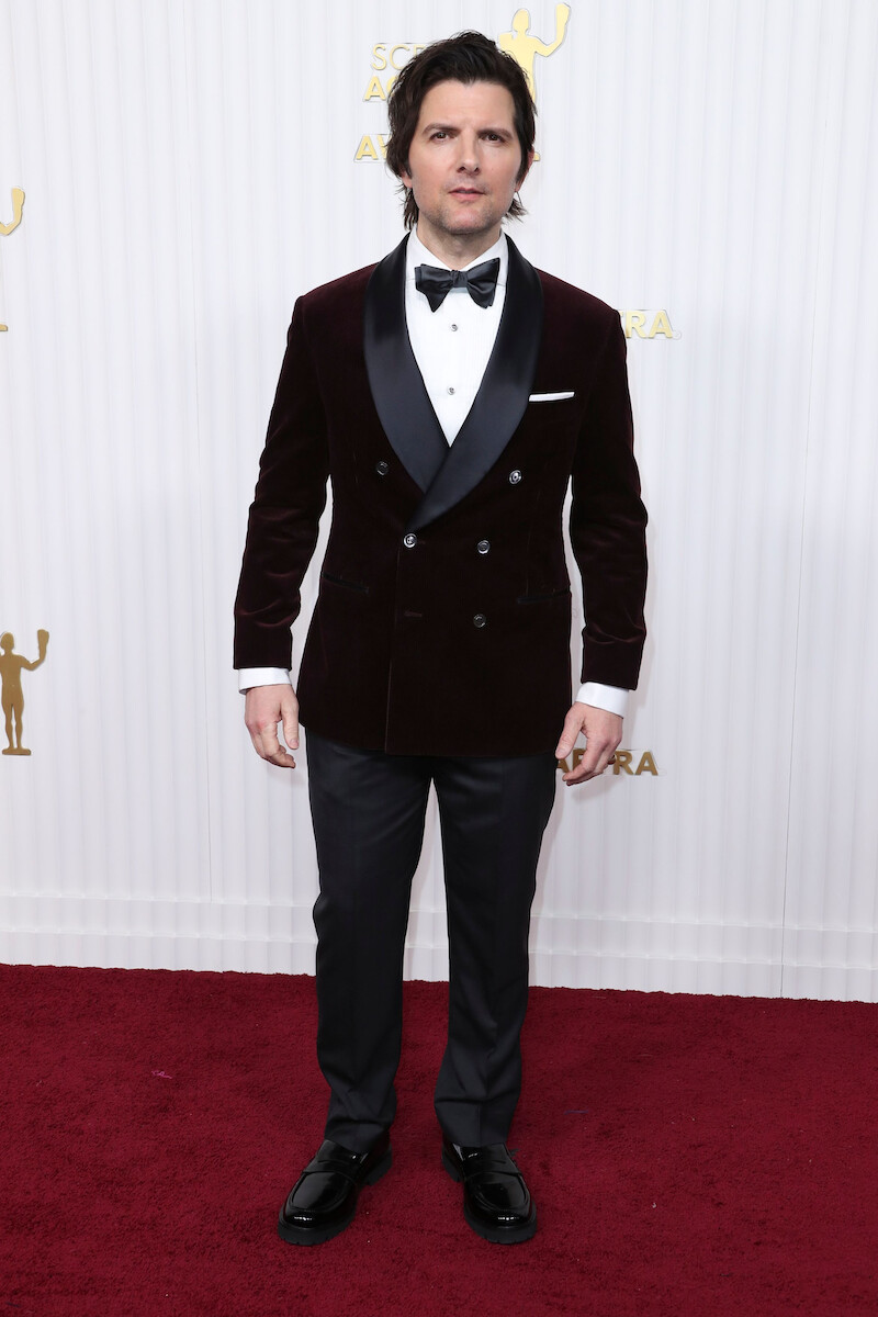 Adam Scott at the 2023 Screen Actors Guild Awards in Los Angeles.