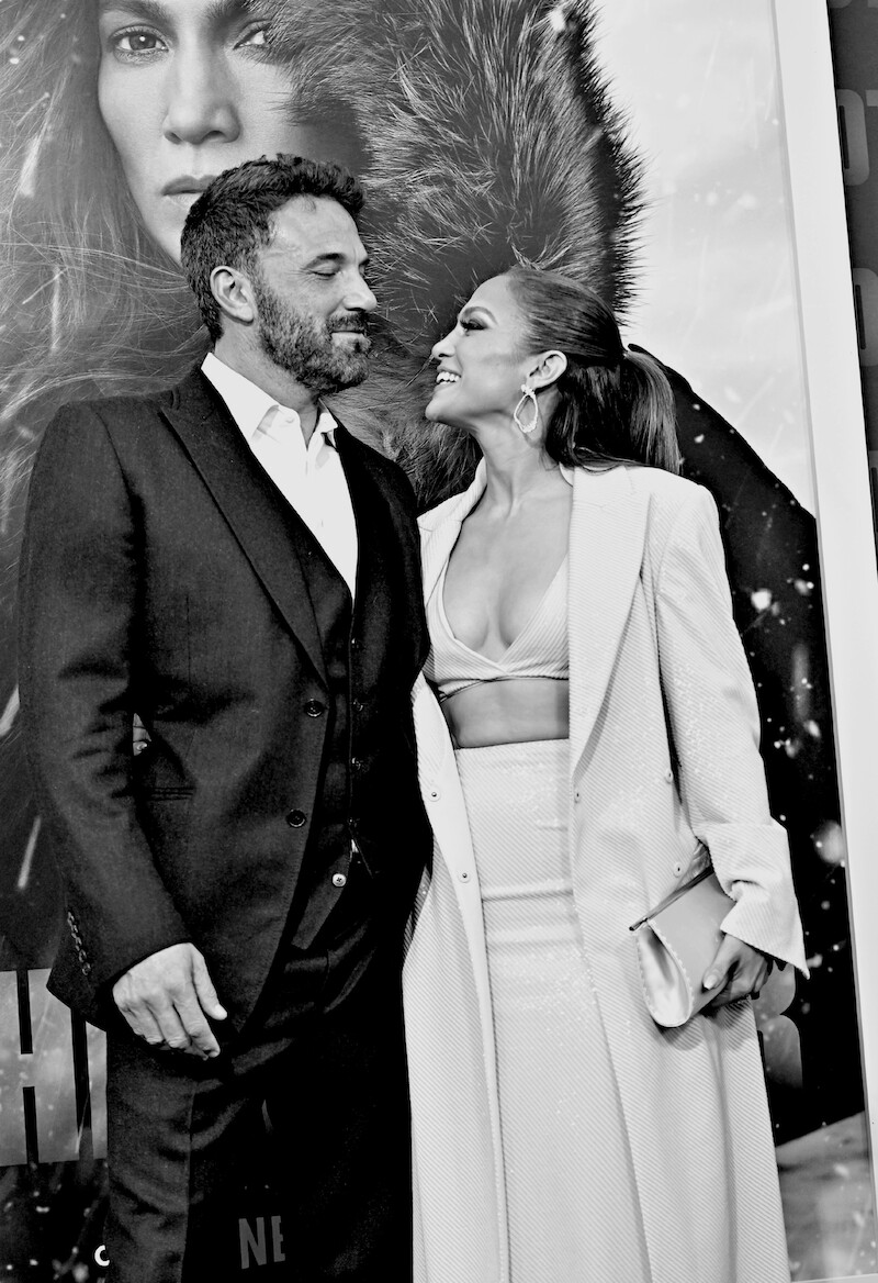 Ben Affleck and Jennifer Lopez at 'The Mother' premiere.