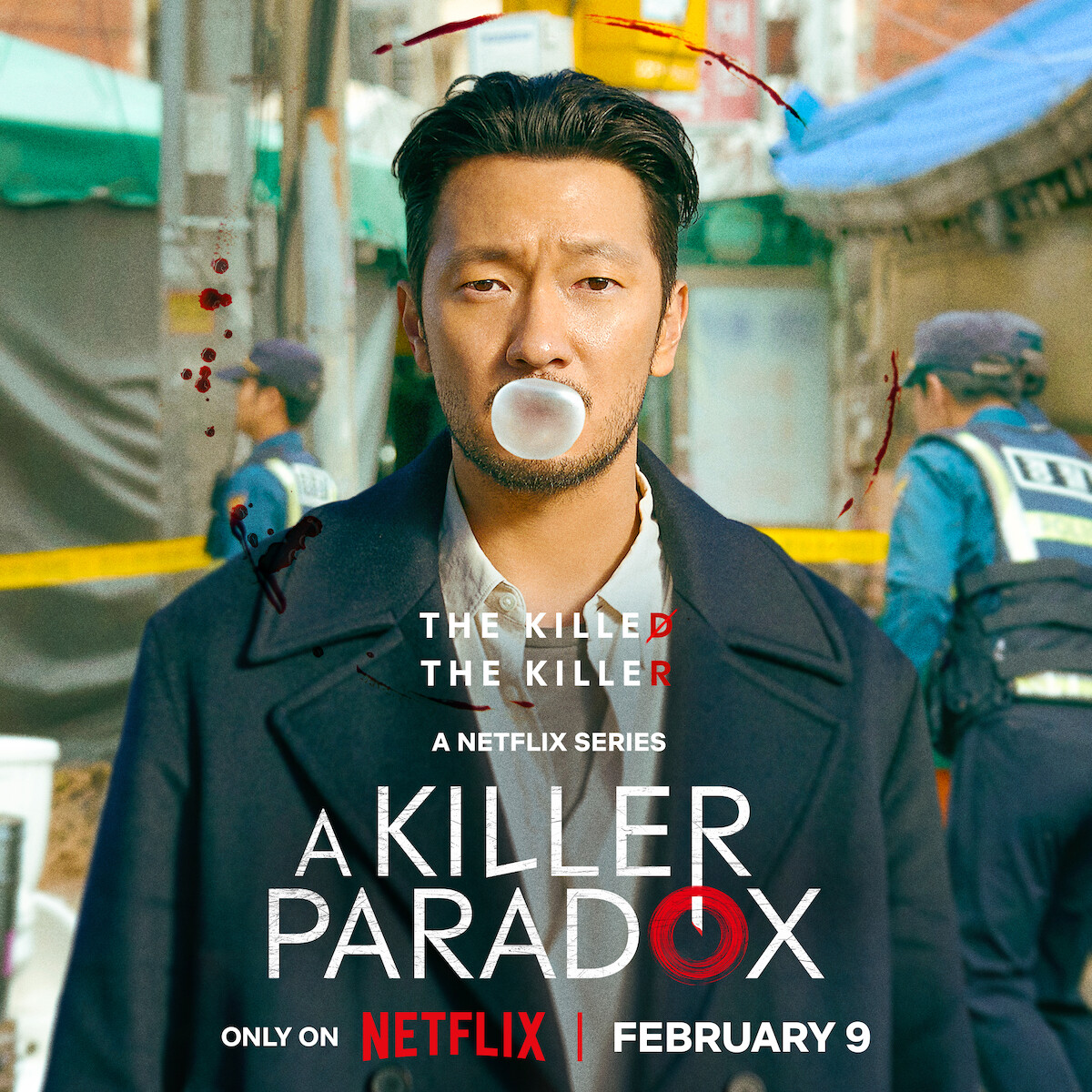 Key art for ‘A Killer Paradox’ featuring Son Suk-ku as Jang Nan-gam