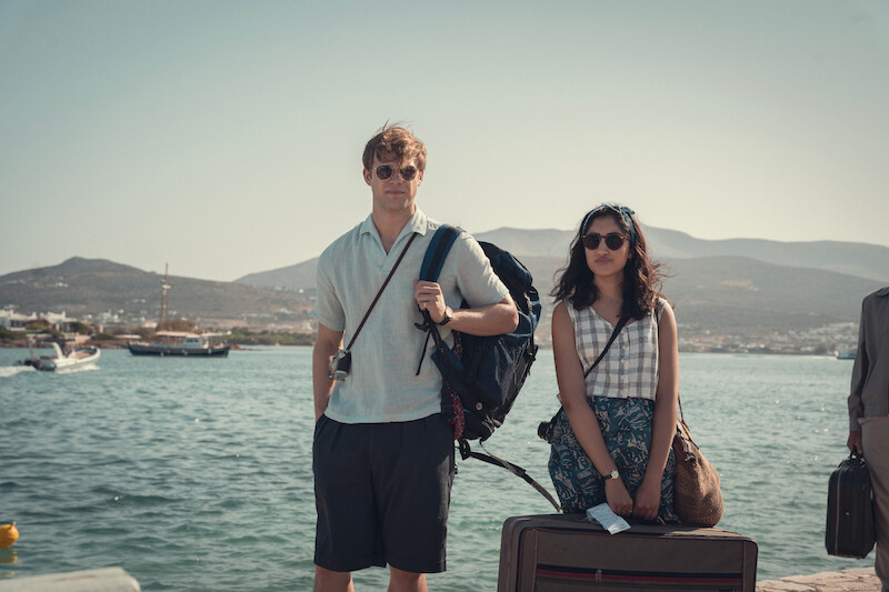Ambika Mod and Leo Woodall star in 'One Day'.