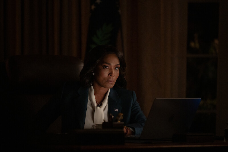 Angela Bassett as President Mitchell in 'Zero Day'