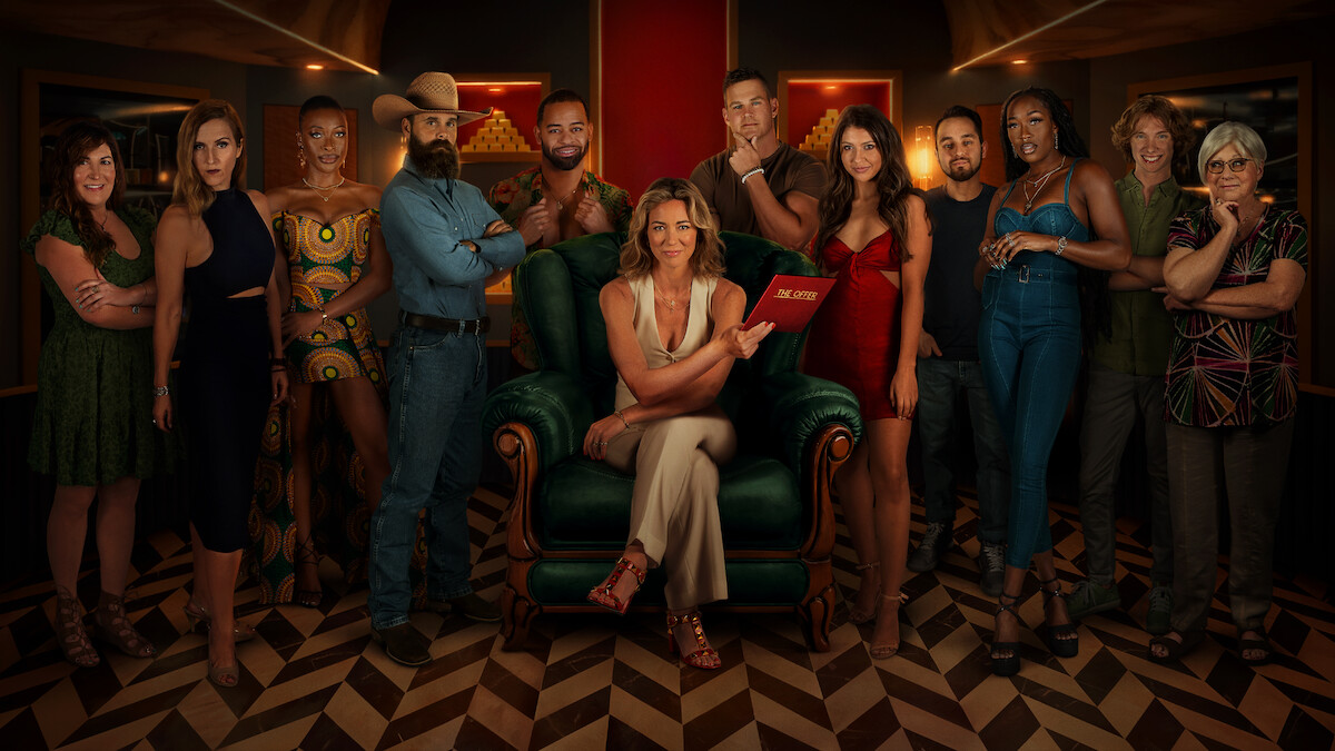 Brooke Baldwin and the cast of ‘The Trust: A Game of Greed’