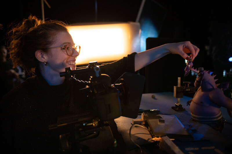 14 Peek behind the scenes at the filming of ‘Wendell & Wild.’
