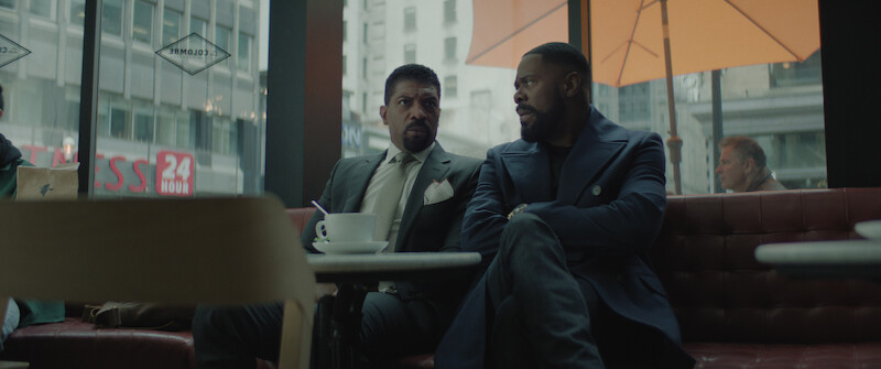Colman Domingo as Muncie Daniels sits in a restaurant in Season 1 of 'The Madness'