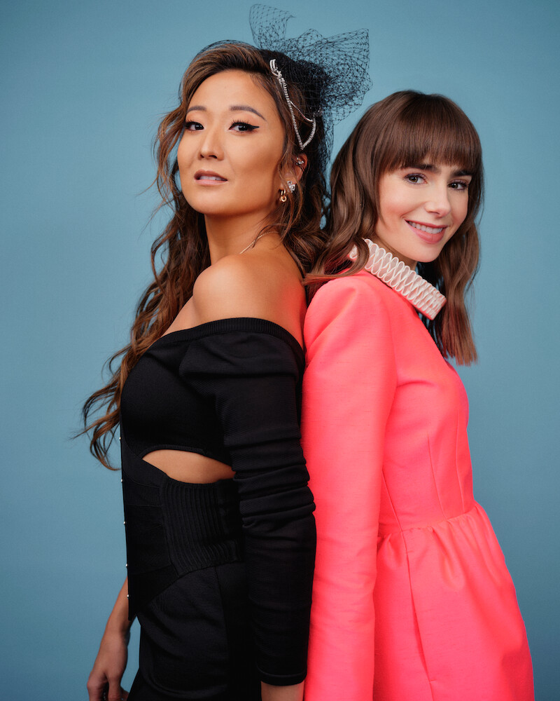 Ashley Park and Lily Collins