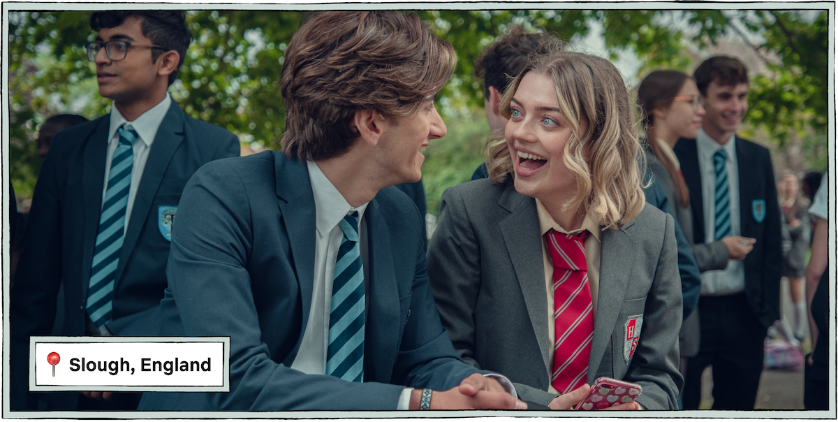 Sebastian Croft and Rhea Norwood in ‘Heartstopper’ Season 2