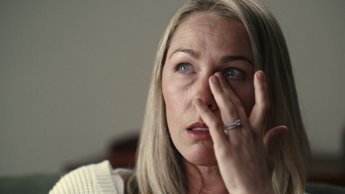 Denise Huskins crying.