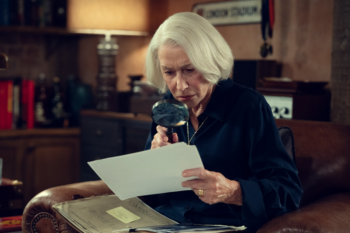 Helen Mirren as Elizabeth Best in ‘The Thursday Murder Club’