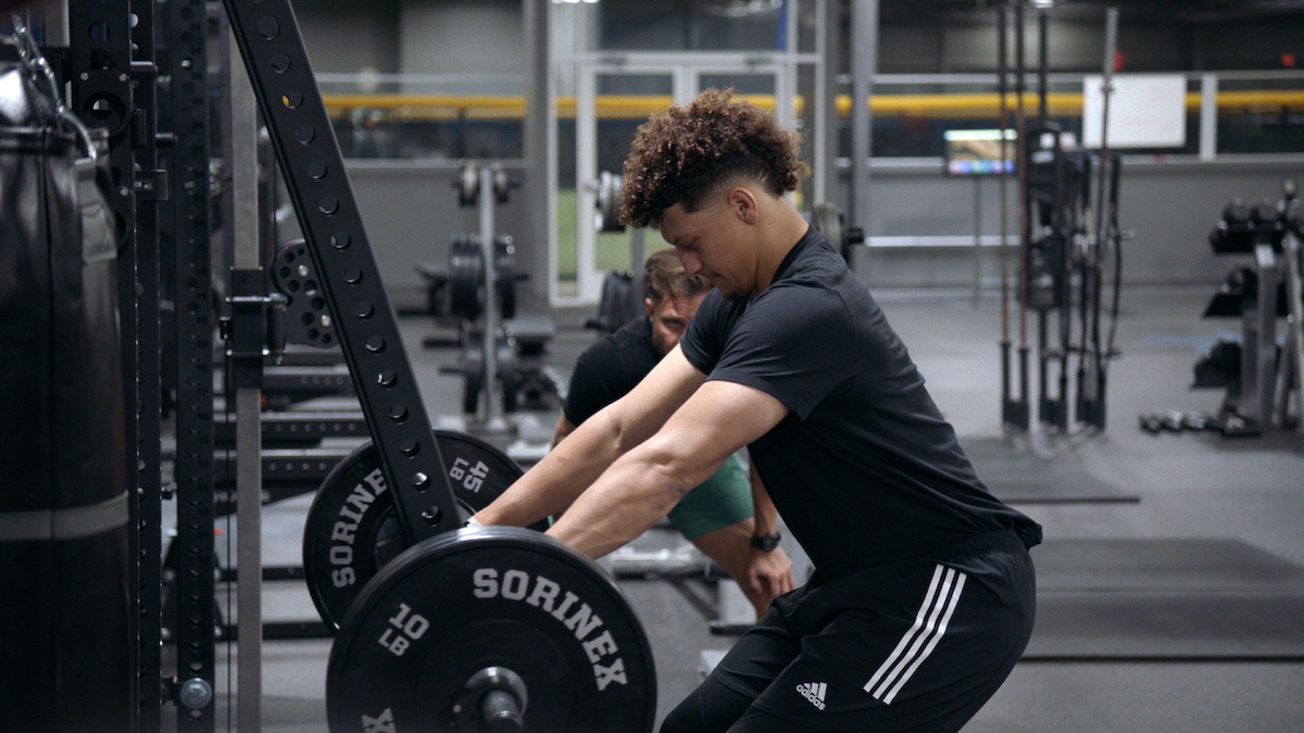 Patrick Mahomes in ‘Quarterback’.