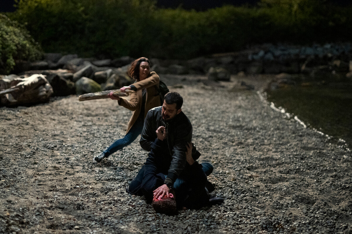 Vancouver’s New Brighton Beach stands in for Foundry Branch Park in a pivotal ‘Night Agent’ scene.