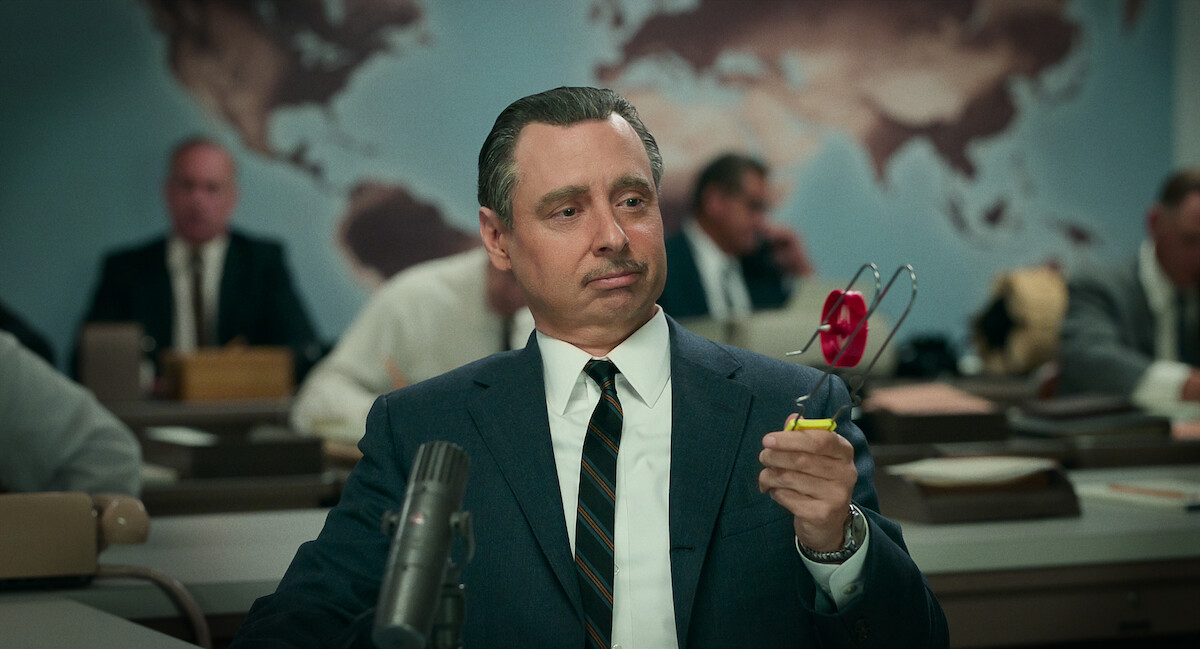 Kyle Dunnigan as Walter Cronkite in ‘Unfrosted.’