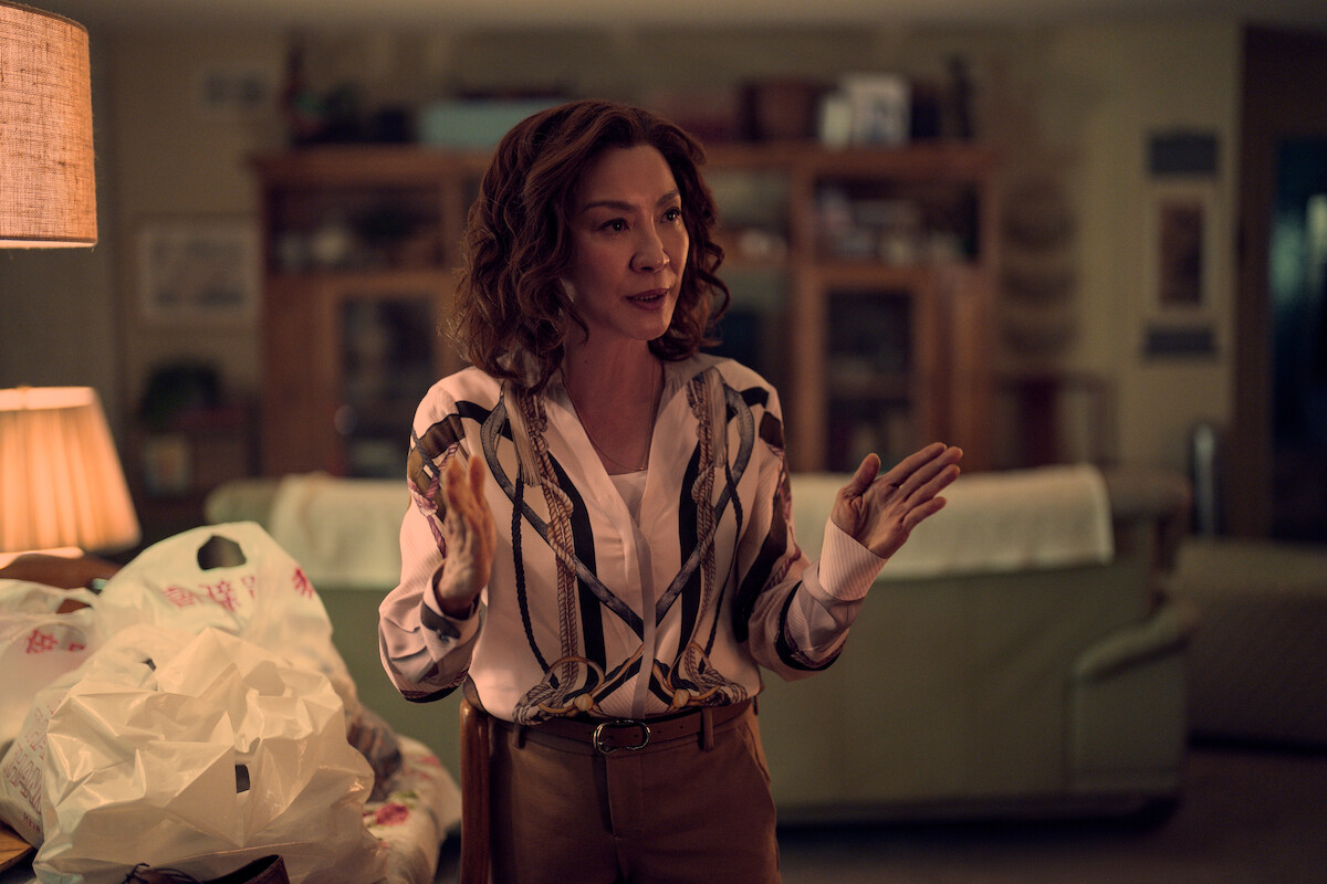 Michelle Yeoh as Eileen Sun, aka Mama Sun in The Brothers Sun.