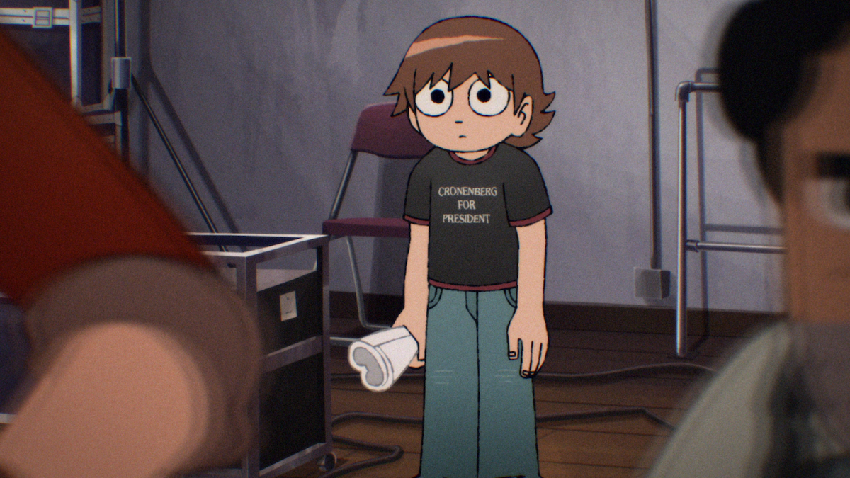 ‘Scott Pilgrim Takes Off’ Season 1, Episode 5, “Lights. Camera. Sparks?!” Easter egg