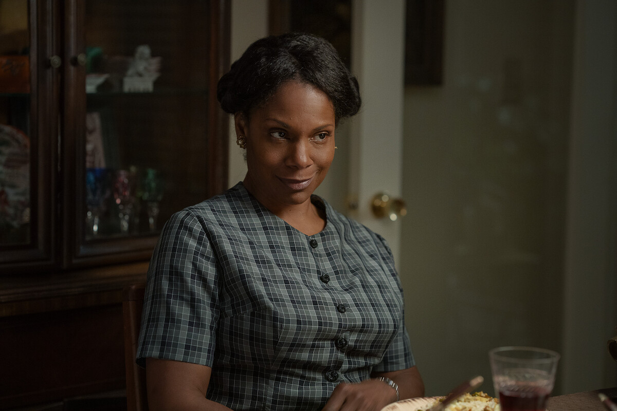 Audra McDonald as Ella Baker smiles in ‘Rustin’